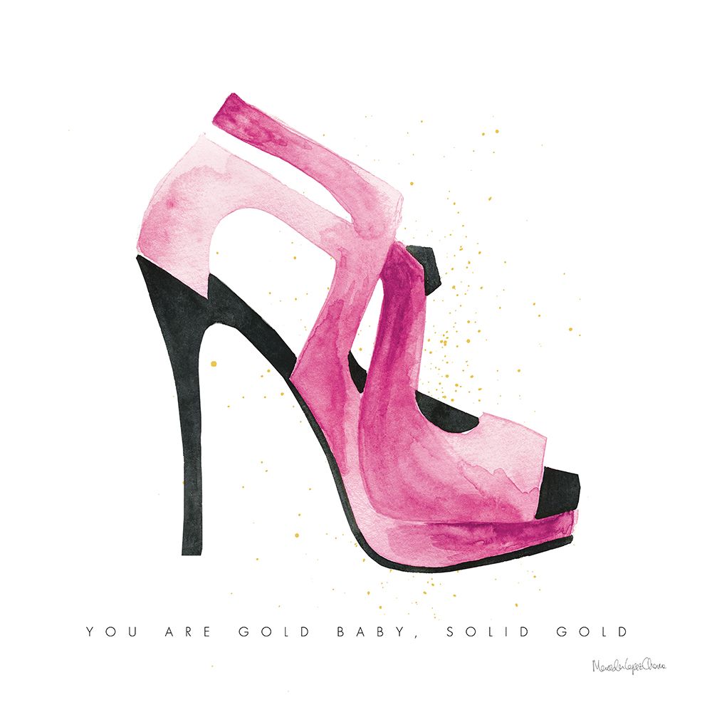 Glitz and Glam VII Pink art print by Mercedes Lopez Charro for $57.95 CAD