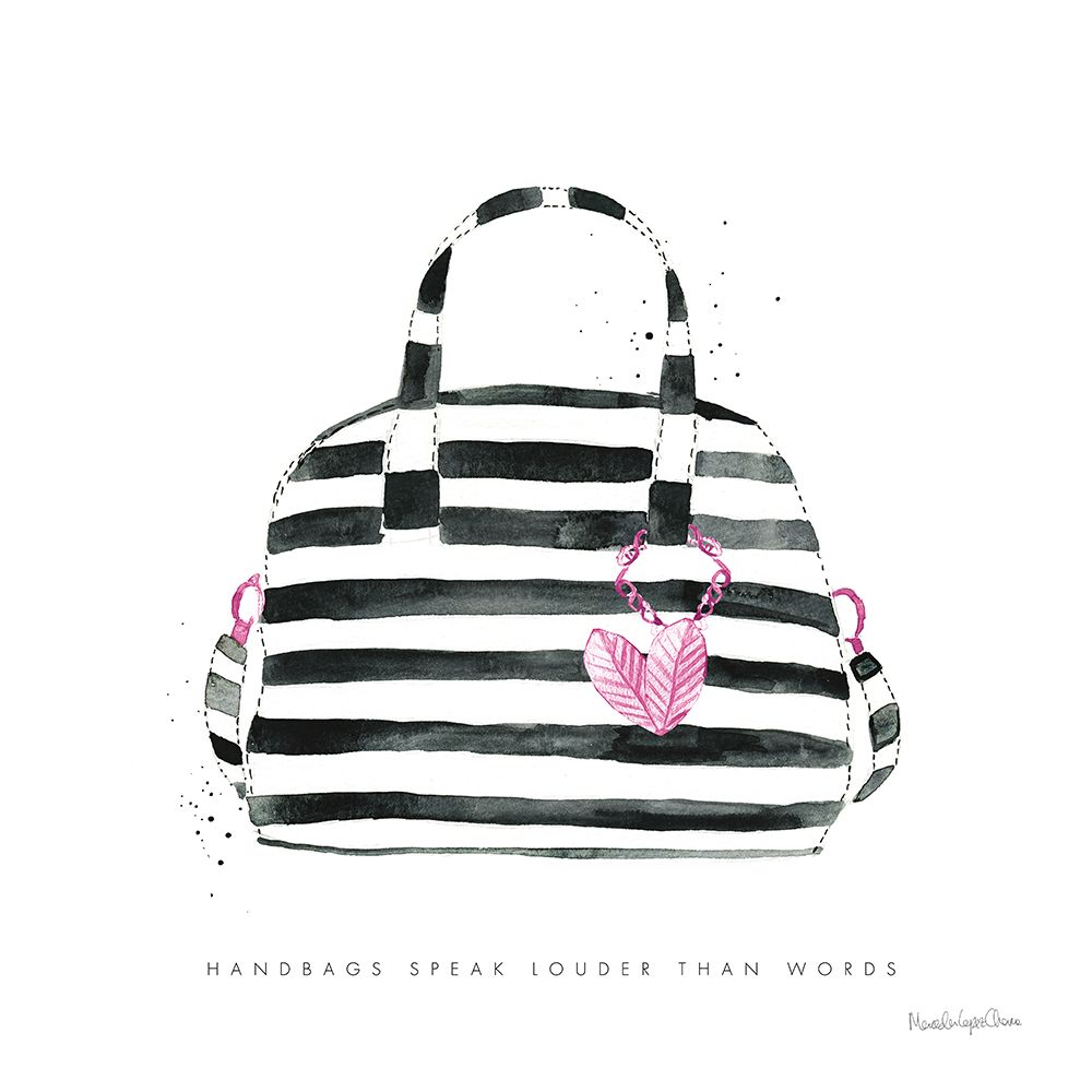 Glitz and Glam IX Pink art print by Mercedes Lopez Charro for $57.95 CAD