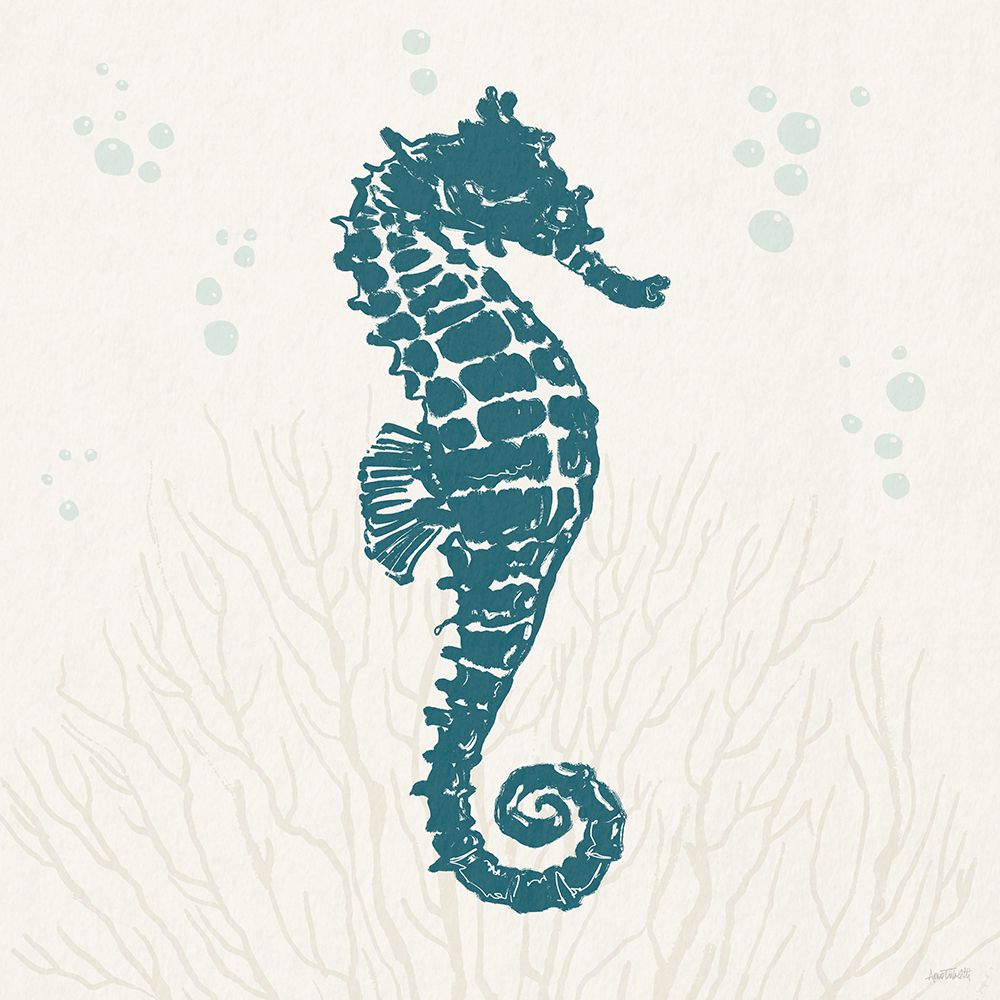 Seaside Style II Blue art print by Anne Tavoletti for $57.95 CAD