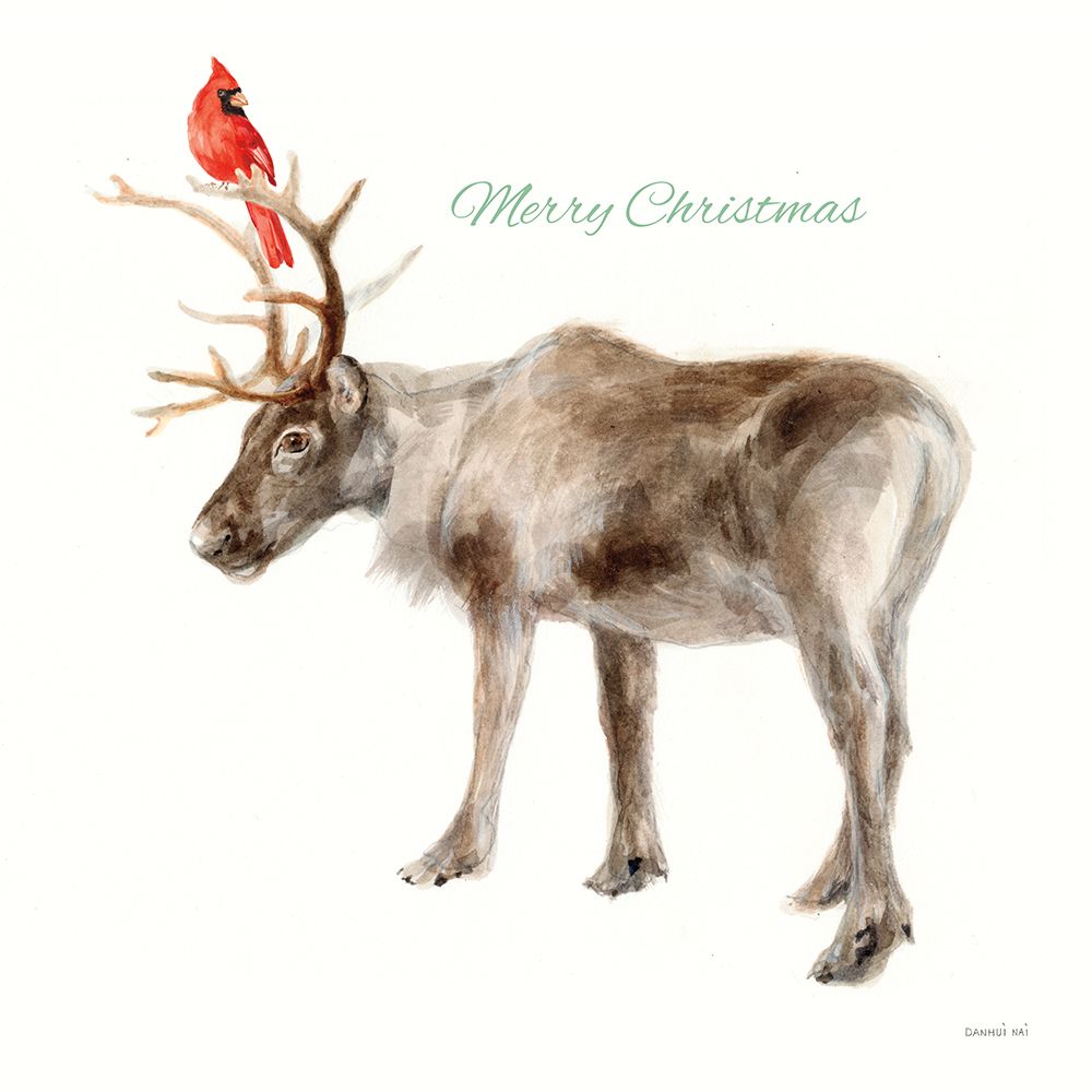 Reindeer Friends v3 art print by Danhui Nai for $57.95 CAD