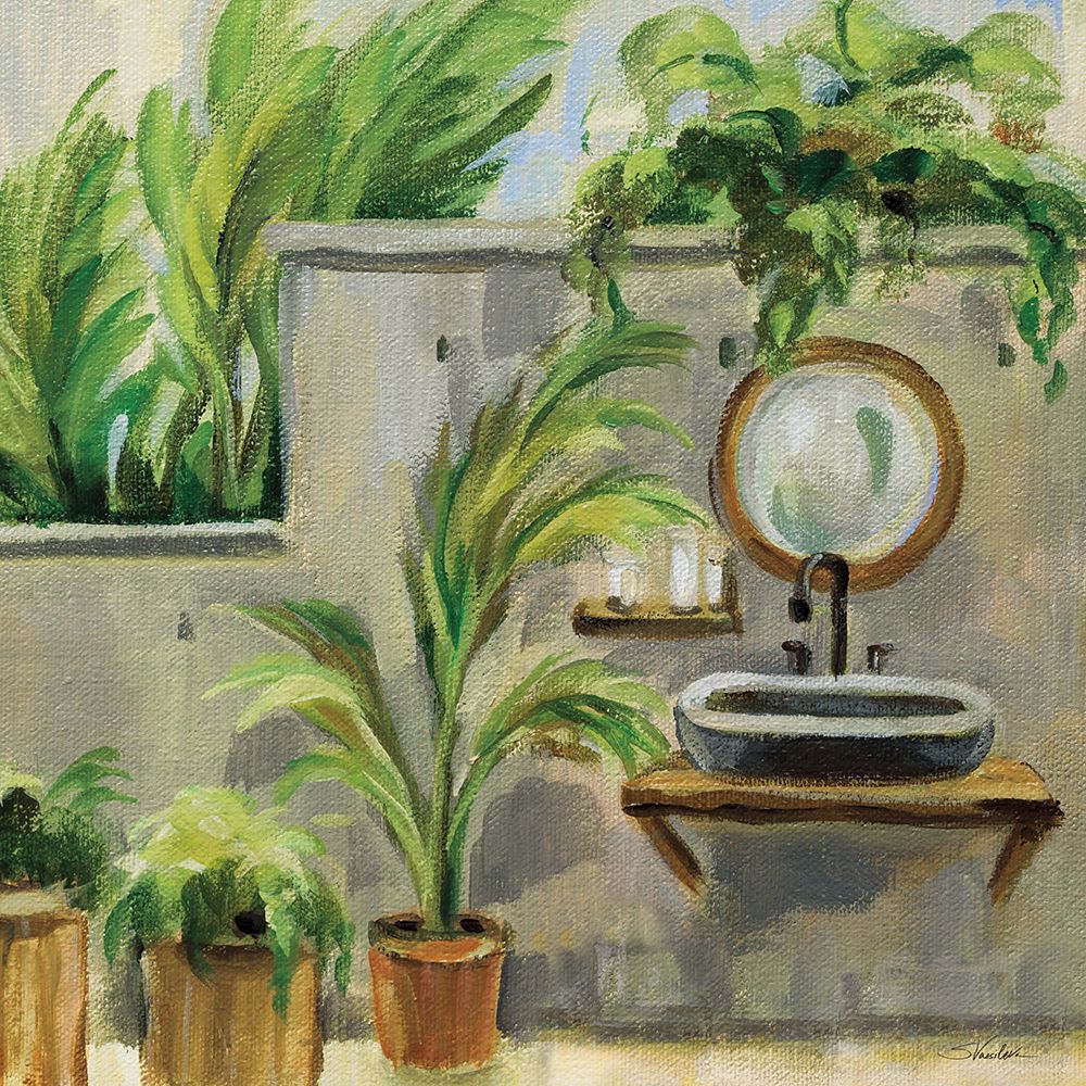 Tropical Bath II art print by Silvia Vassileva for $57.95 CAD