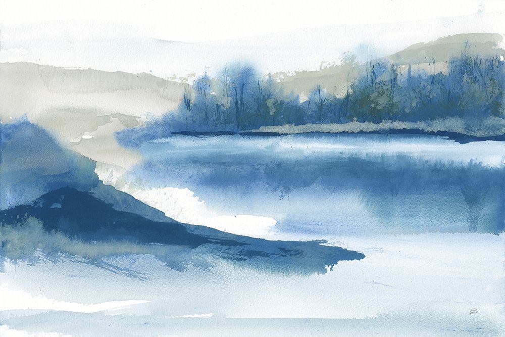 Blue Fog I art print by Chris Paschke for $57.95 CAD