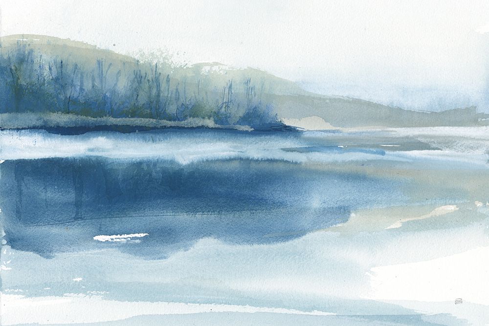 Blue Fog II art print by Chris Paschke for $57.95 CAD