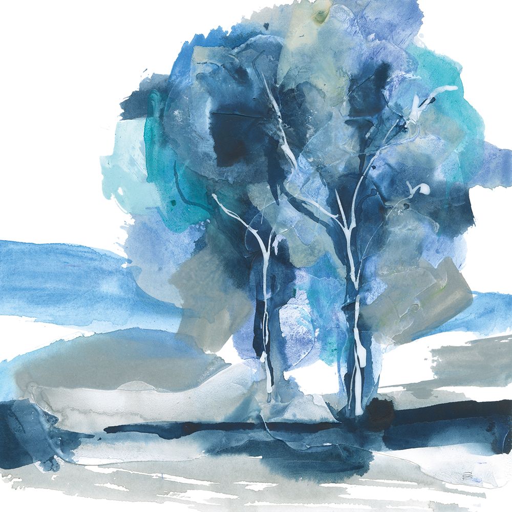 Blue Impasto III art print by Chris Paschke for $57.95 CAD
