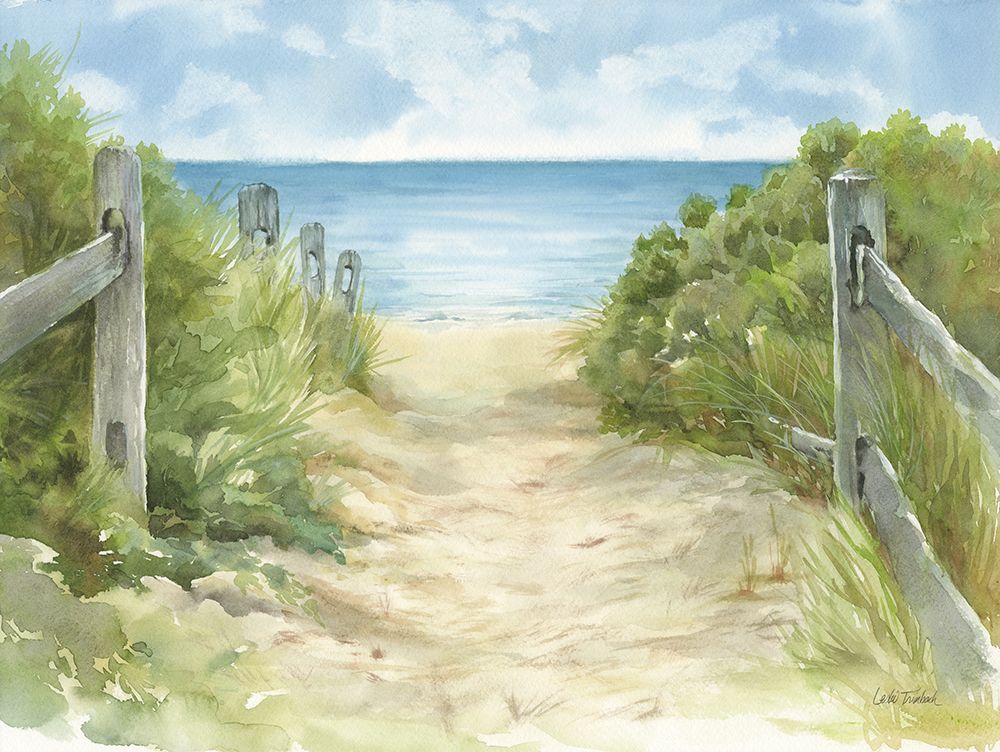 Cap Cod Path art print by Leslie Trimbach for $57.95 CAD
