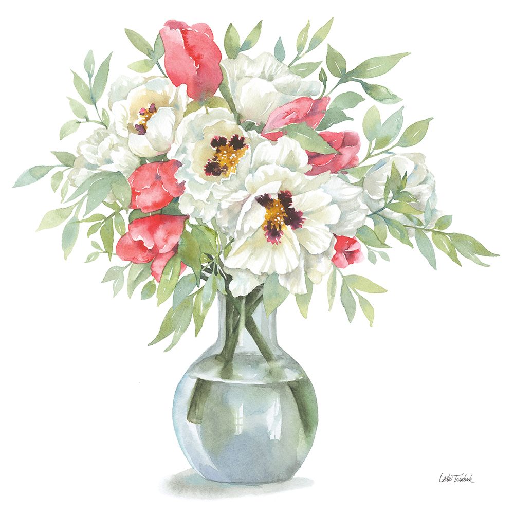 Showy Blooms art print by Leslie Trimbach for $57.95 CAD