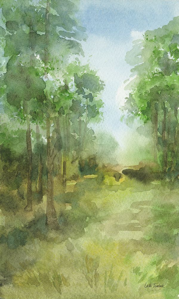 Woodland Path art print by Leslie Trimbach for $57.95 CAD