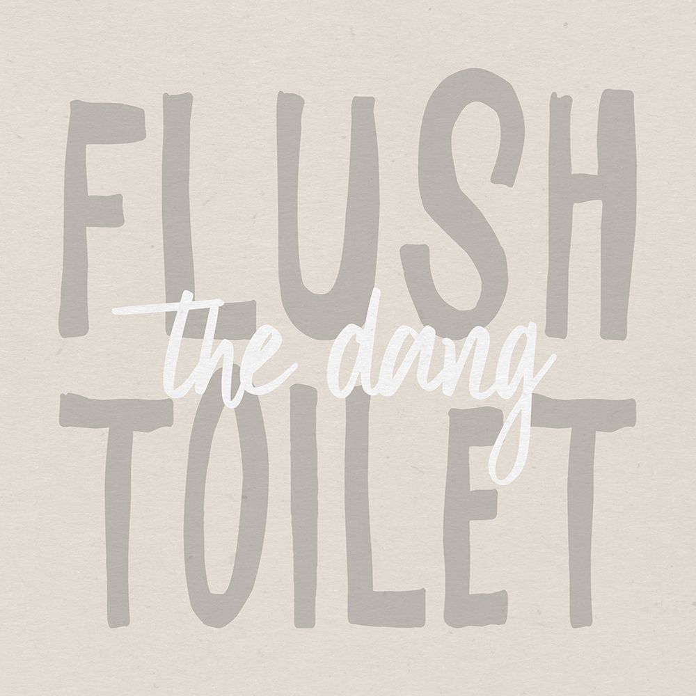 Bathroom Advice III Neutral art print by Wild Apple Portfolio for $57.95 CAD