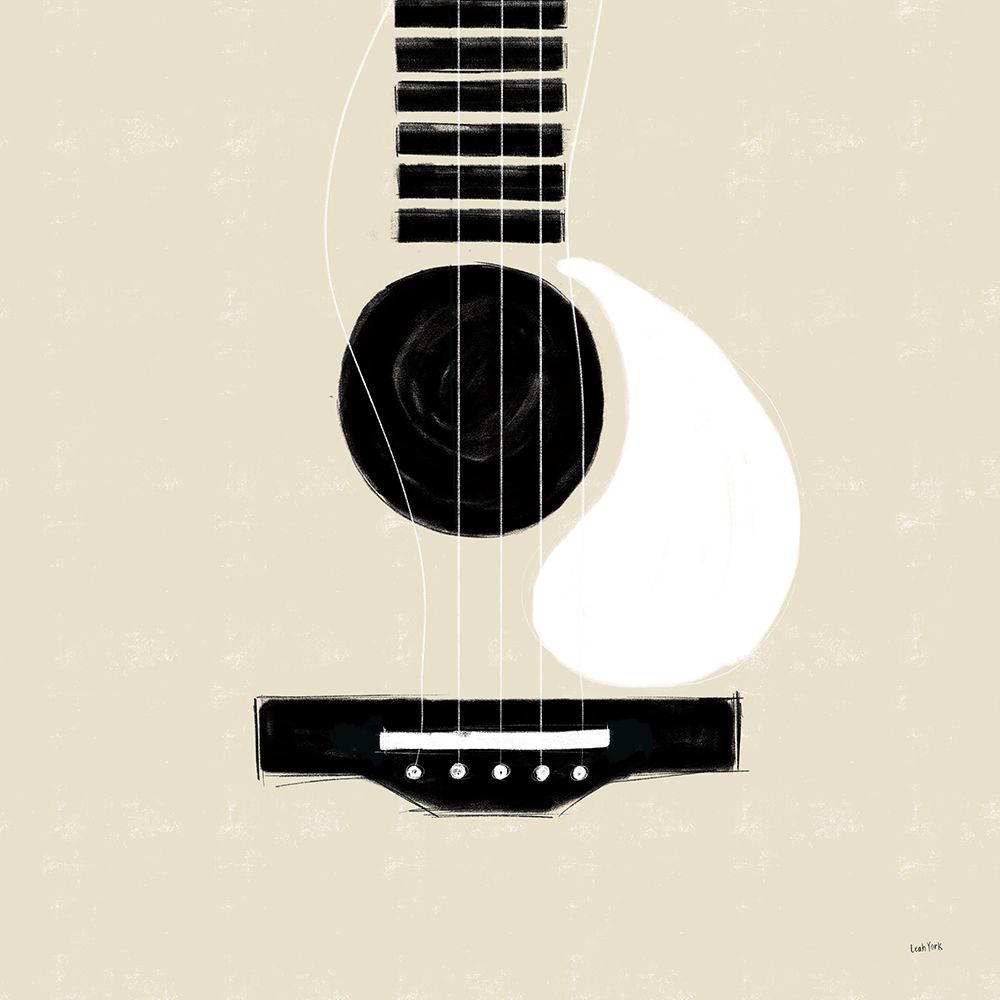 Musical Abstract I Cream art print by Leah York for $57.95 CAD