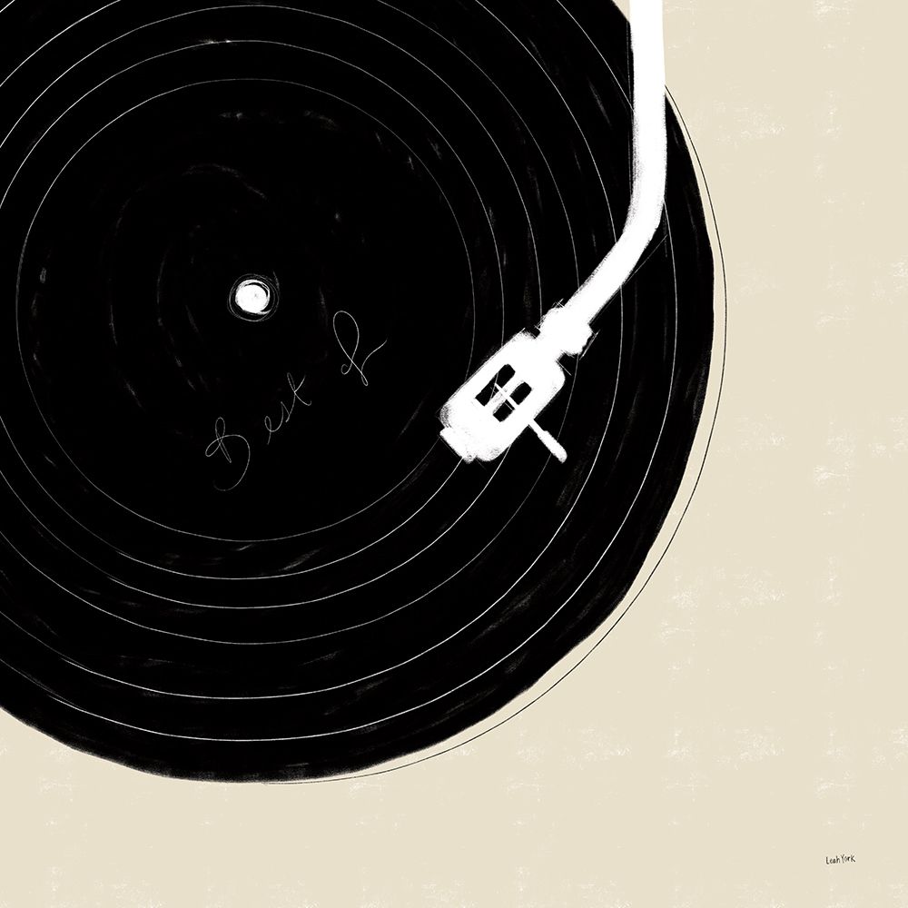 Musical Abstract II Cream art print by Leah York for $57.95 CAD