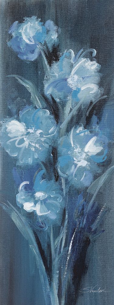 Evening Off White Floral I Crop art print by Silvia Vassileva for $57.95 CAD