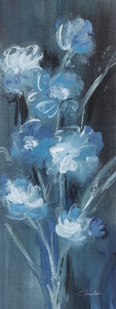 Evening Off White Floral II Crop art print by Silvia Vassileva for $57.95 CAD