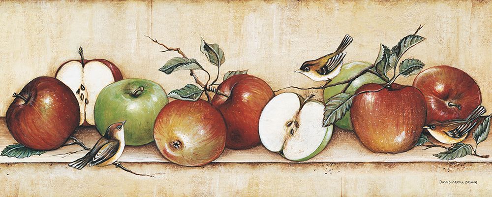 Apples and Warblers art print by David Carter Brown for $57.95 CAD