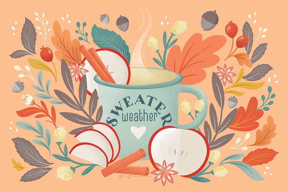 Sweater Weather I art print by Gia Graham for $57.95 CAD