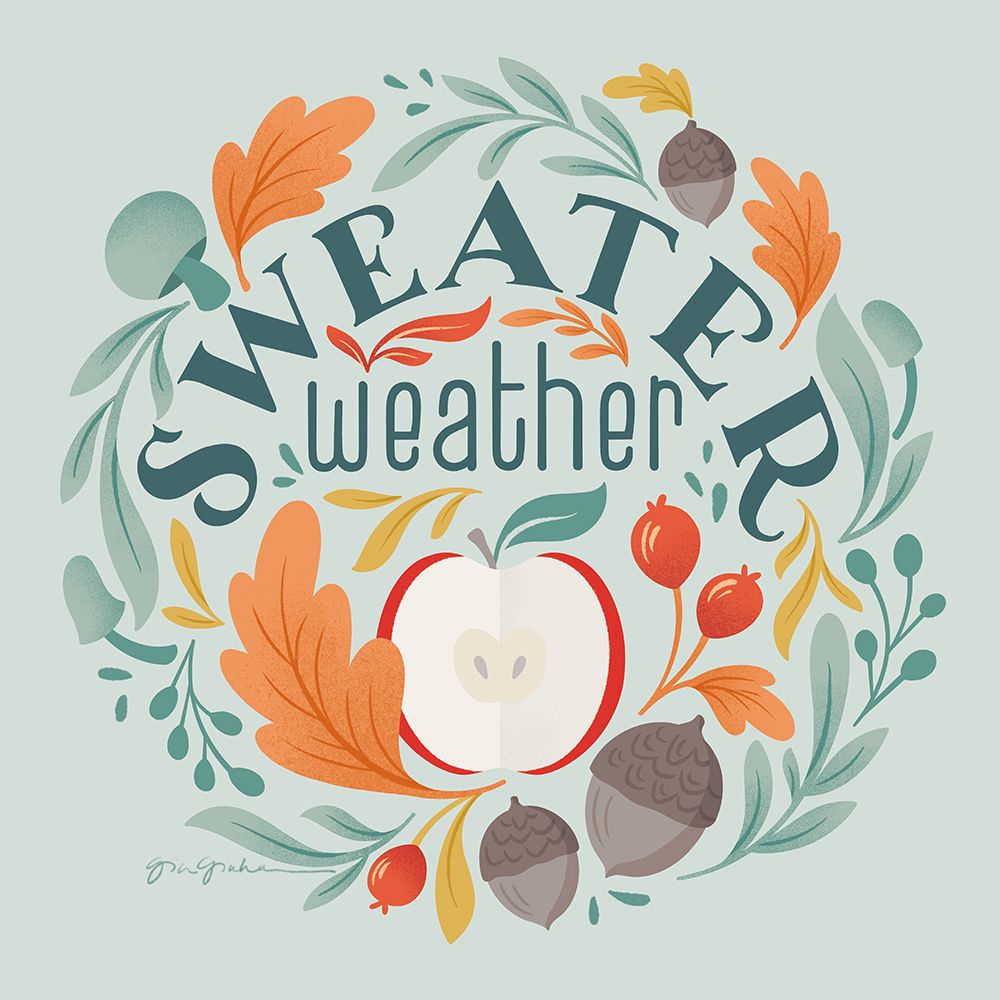Sweater Weather II art print by Gia Graham for $57.95 CAD