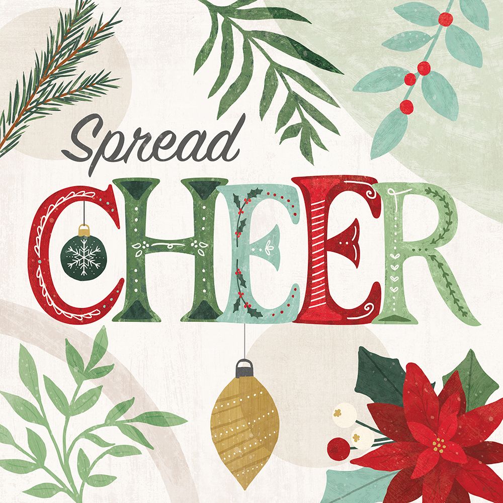 Deco Holiday IV art print by Veronique Charron for $57.95 CAD