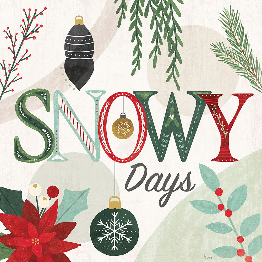 Deco Holiday V art print by Veronique Charron for $57.95 CAD