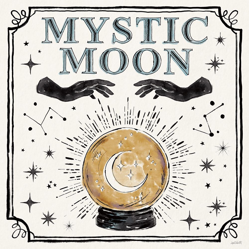 Mystic Moon IV art print by Anne Tavoletti for $57.95 CAD