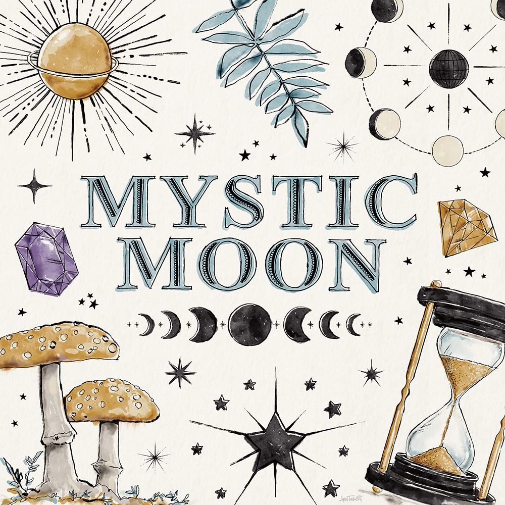 Mystic Moon VIII art print by Anne Tavoletti for $57.95 CAD