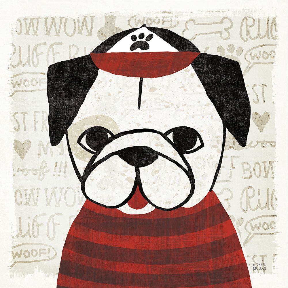 Puppy Love II art print by Michael Mullan for $57.95 CAD
