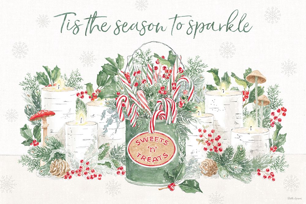Christmas Charm I art print by Beth Grove for $57.95 CAD