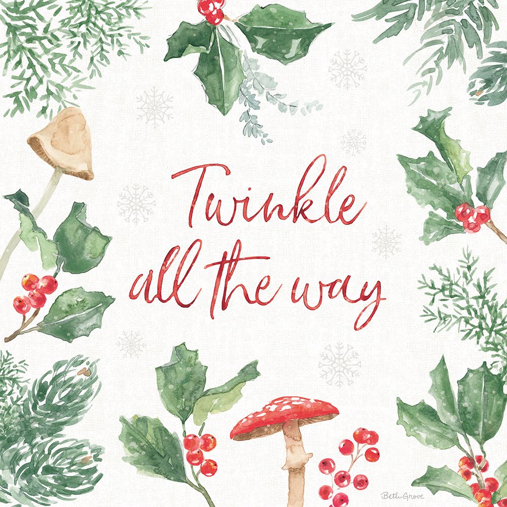 Christmas Charm VIII art print by Beth Grove for $57.95 CAD