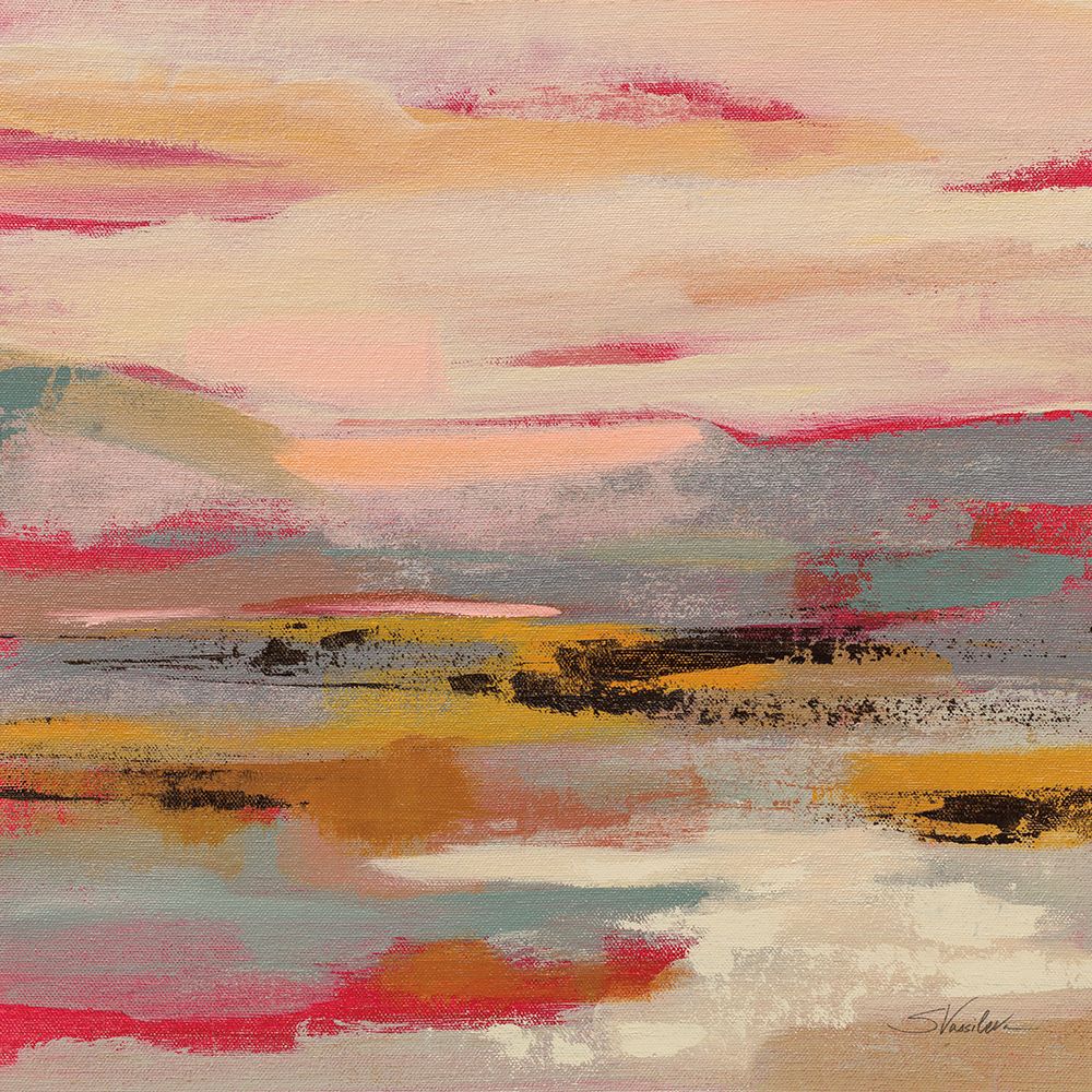Magenta Hill I art print by Silvia Vassileva for $57.95 CAD