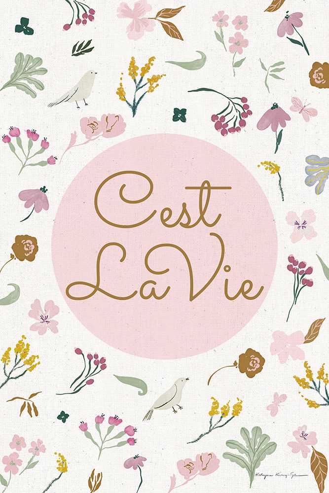 French Garden VII art print by Kasia Kucwaj-Tybur for $57.95 CAD