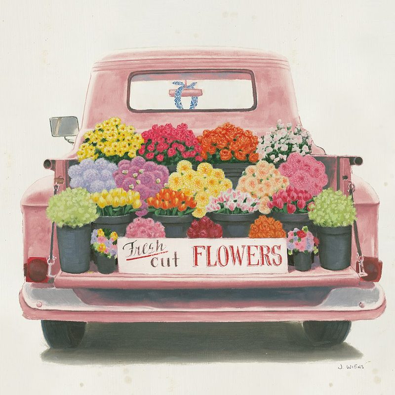 Beautiful Country III Sq Pink art print by James Wiens for $57.95 CAD