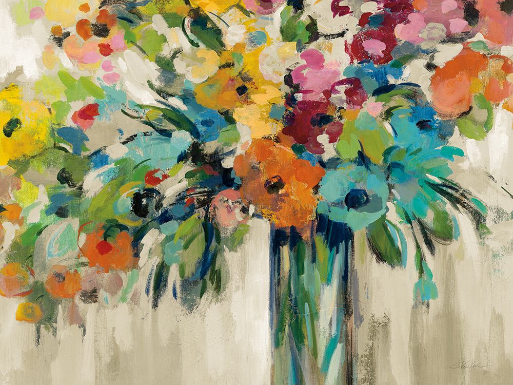 Cloud of Flower Solid Crop art print by Silvia Vassileva for $57.95 CAD