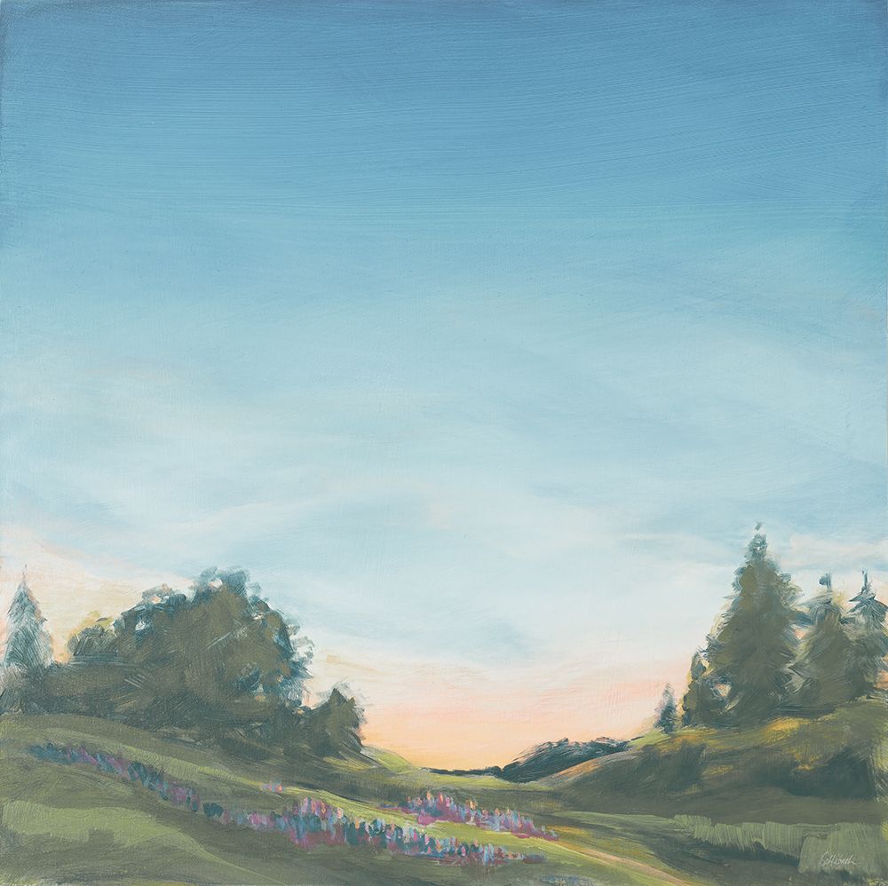 Lupine Evening Muted art print by Sue Schlabach for $57.95 CAD