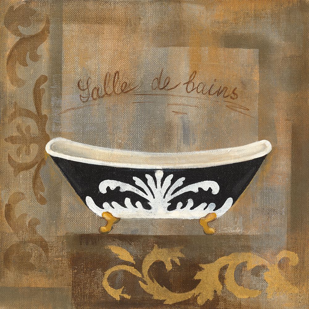 French Bathtub I art print by Silvia Vassileva for $57.95 CAD