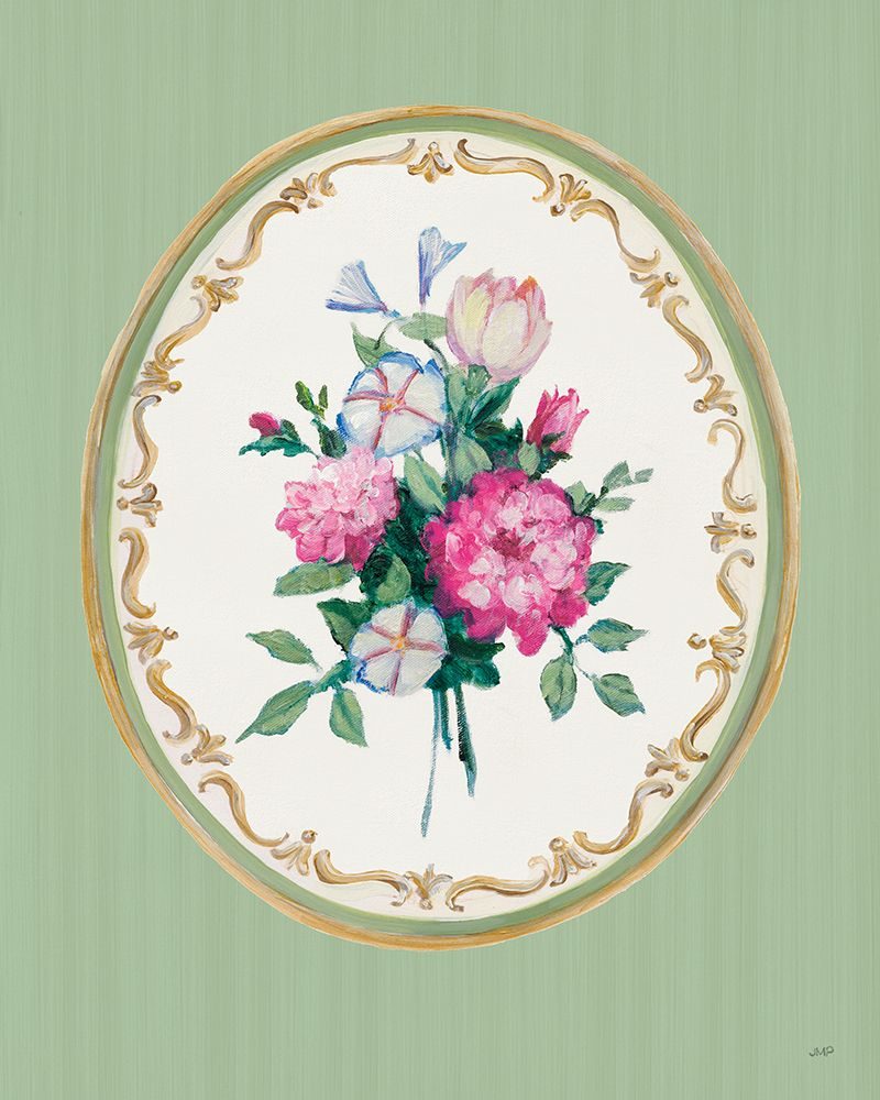 Floral Cameo IV art print by Julia Purinton for $57.95 CAD