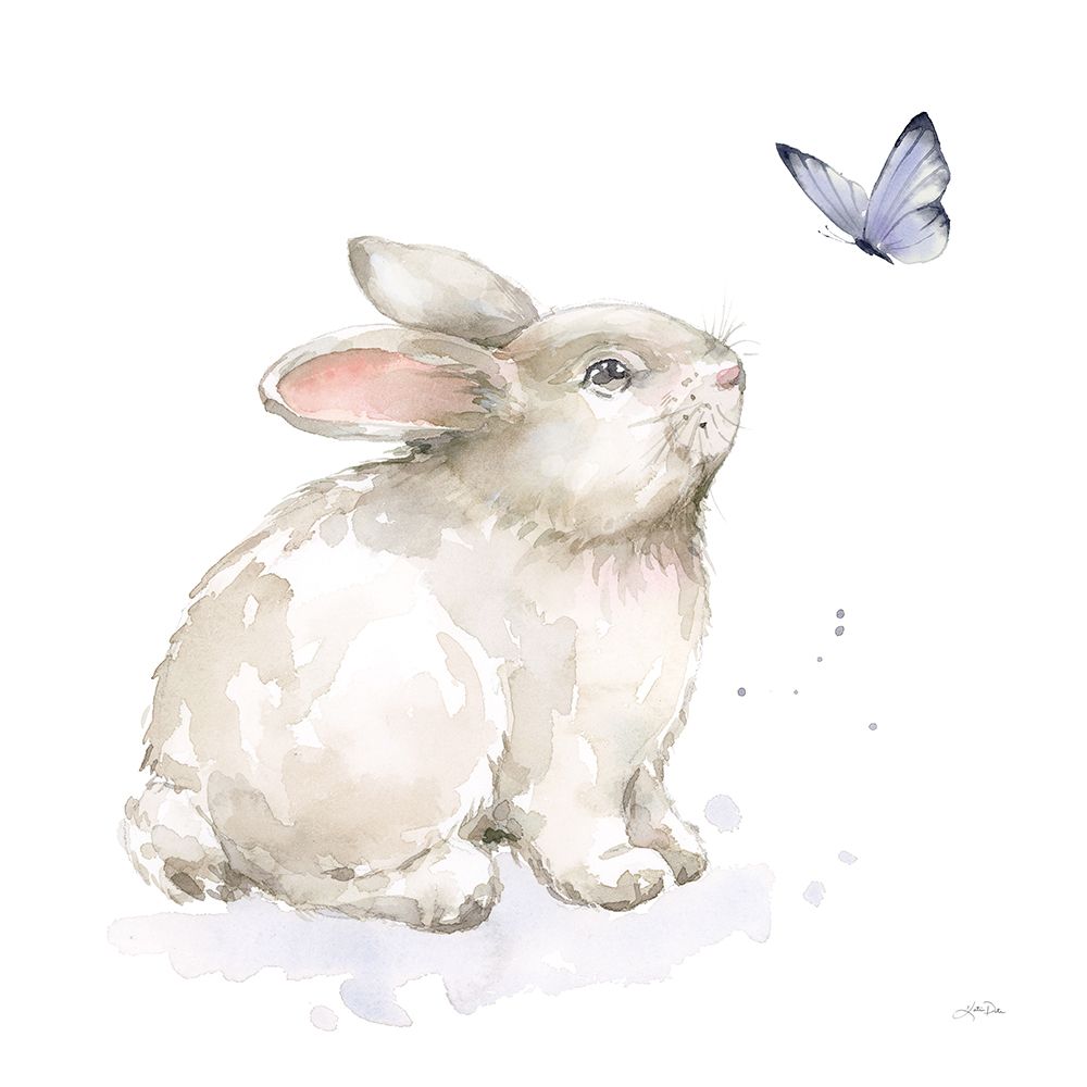 Blooming Bunnies III art print by Katrina Pete for $57.95 CAD