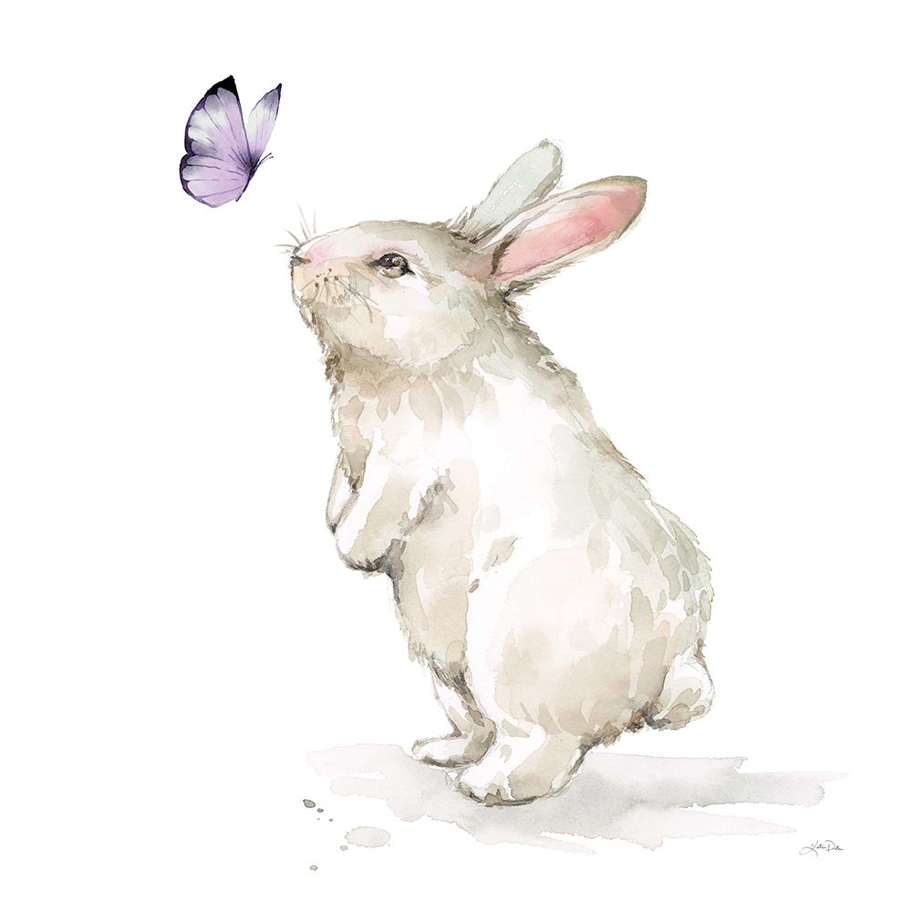 Blooming Bunnies IV art print by Katrina Pete for $57.95 CAD