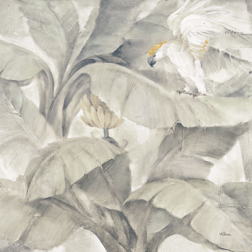 Tropical Canopy II Neutral Gold Sq art print by Albena Hristova for $57.95 CAD
