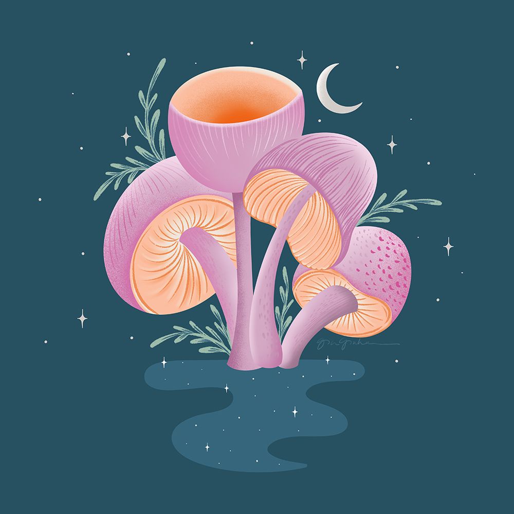 Fantastic Fungi V art print by Gia Graham for $57.95 CAD