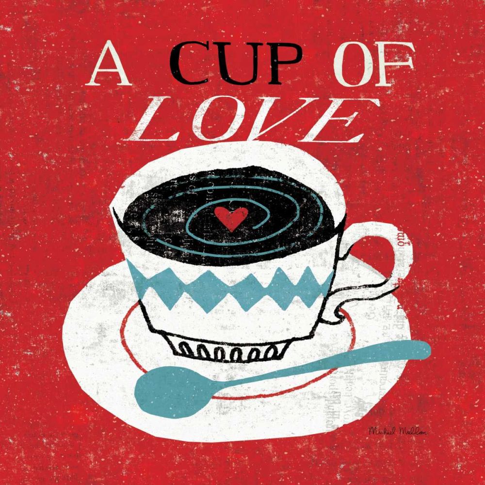 Vintage Desktop - Coffee art print by Michael Mullan for $57.95 CAD