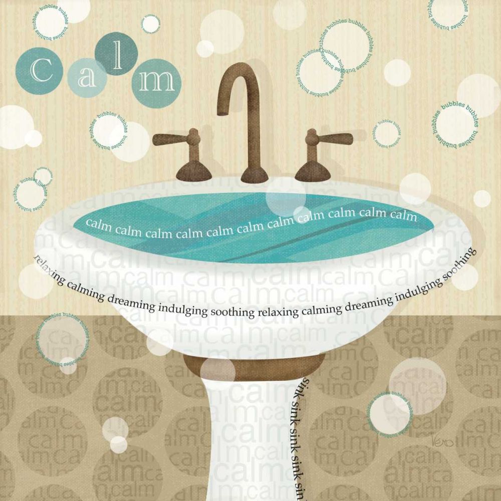 Dancing Bubbles I art print by Veronique Charron for $57.95 CAD