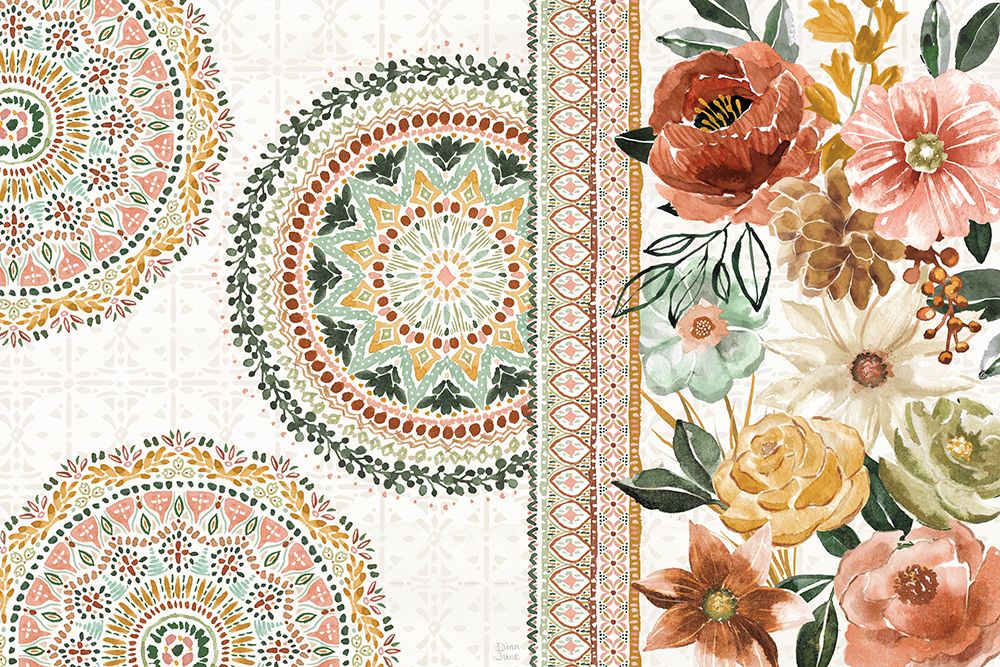 Floral Chic I art print by Dina June for $57.95 CAD
