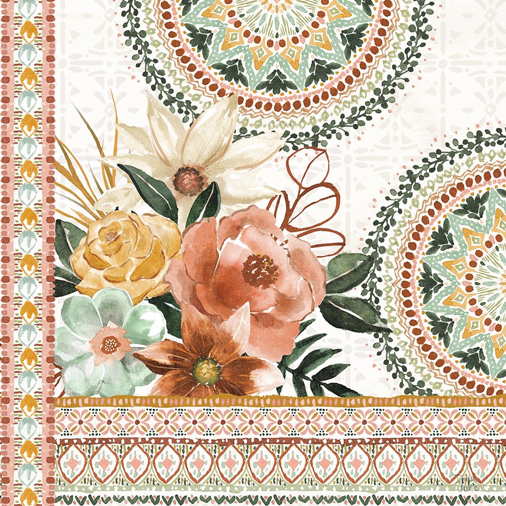 Floral Chic II art print by Dina June for $57.95 CAD
