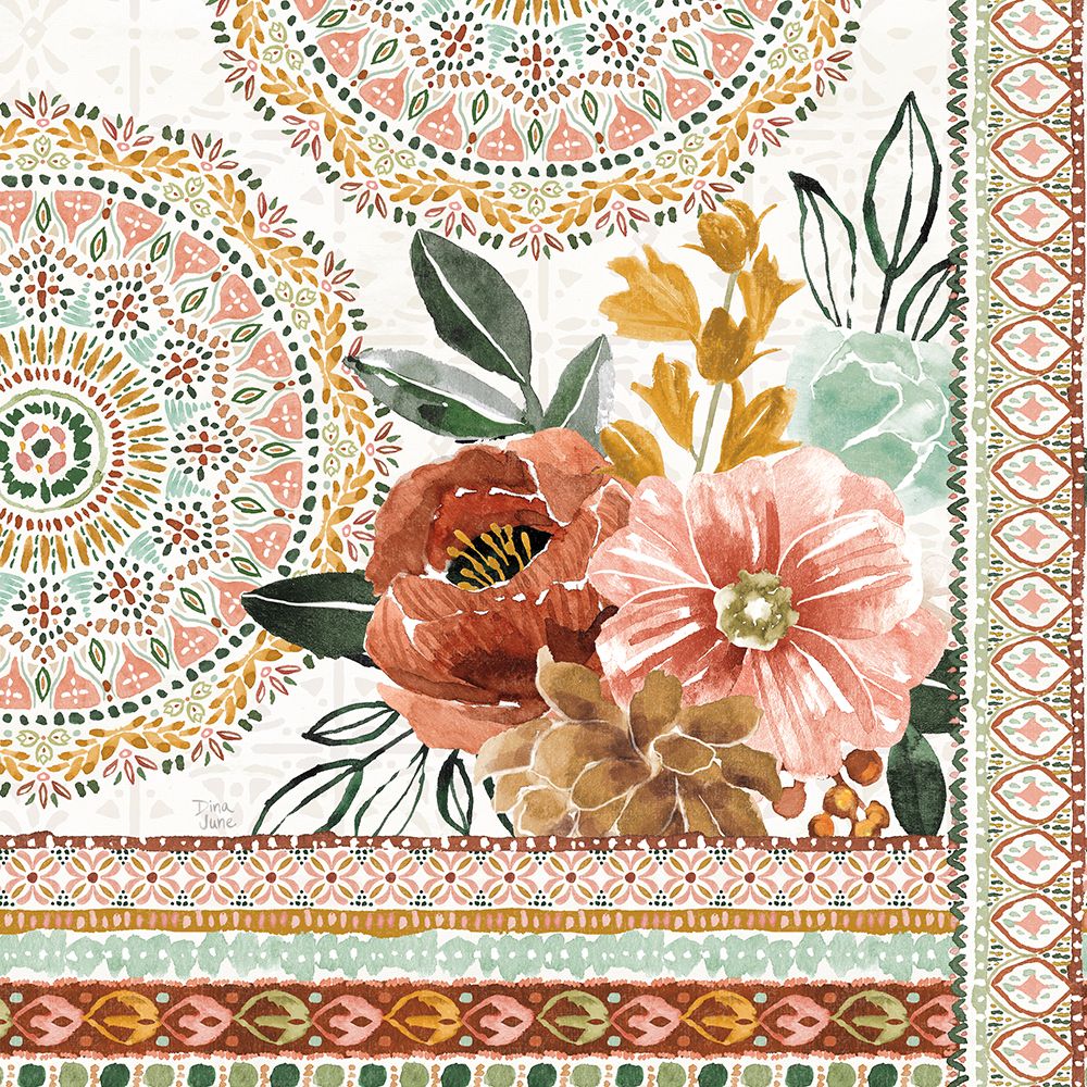 Floral Chic III art print by Dina June for $57.95 CAD