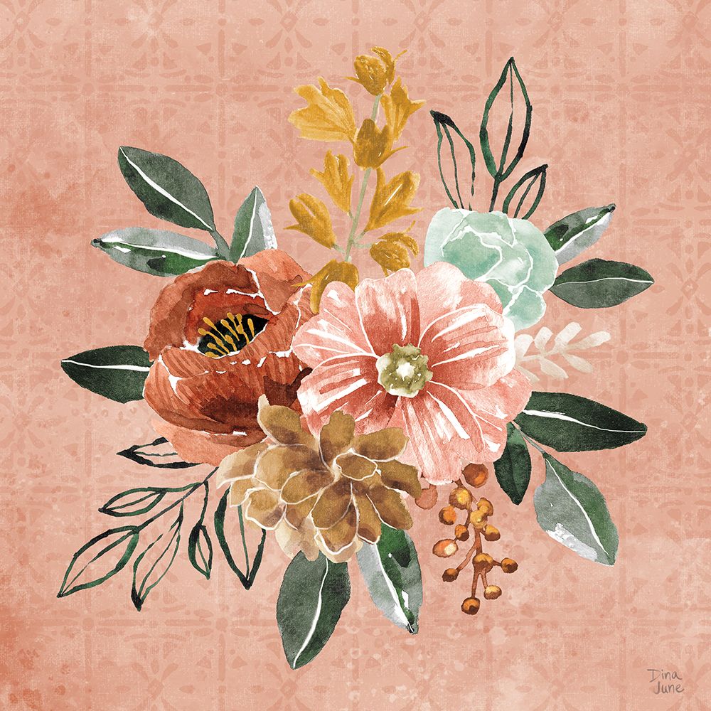 Floral Chic IV art print by Dina June for $57.95 CAD