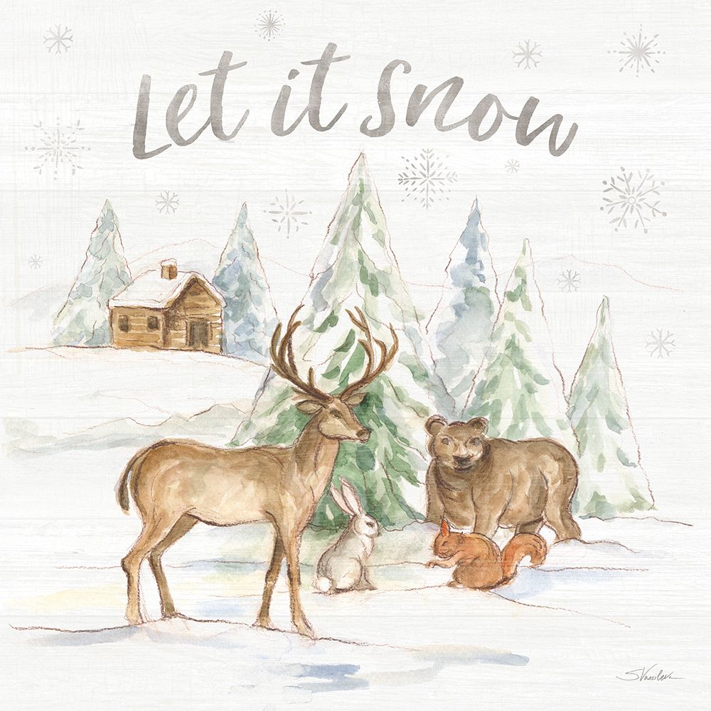 Winter Wonderland V art print by Silvia Vassileva for $57.95 CAD