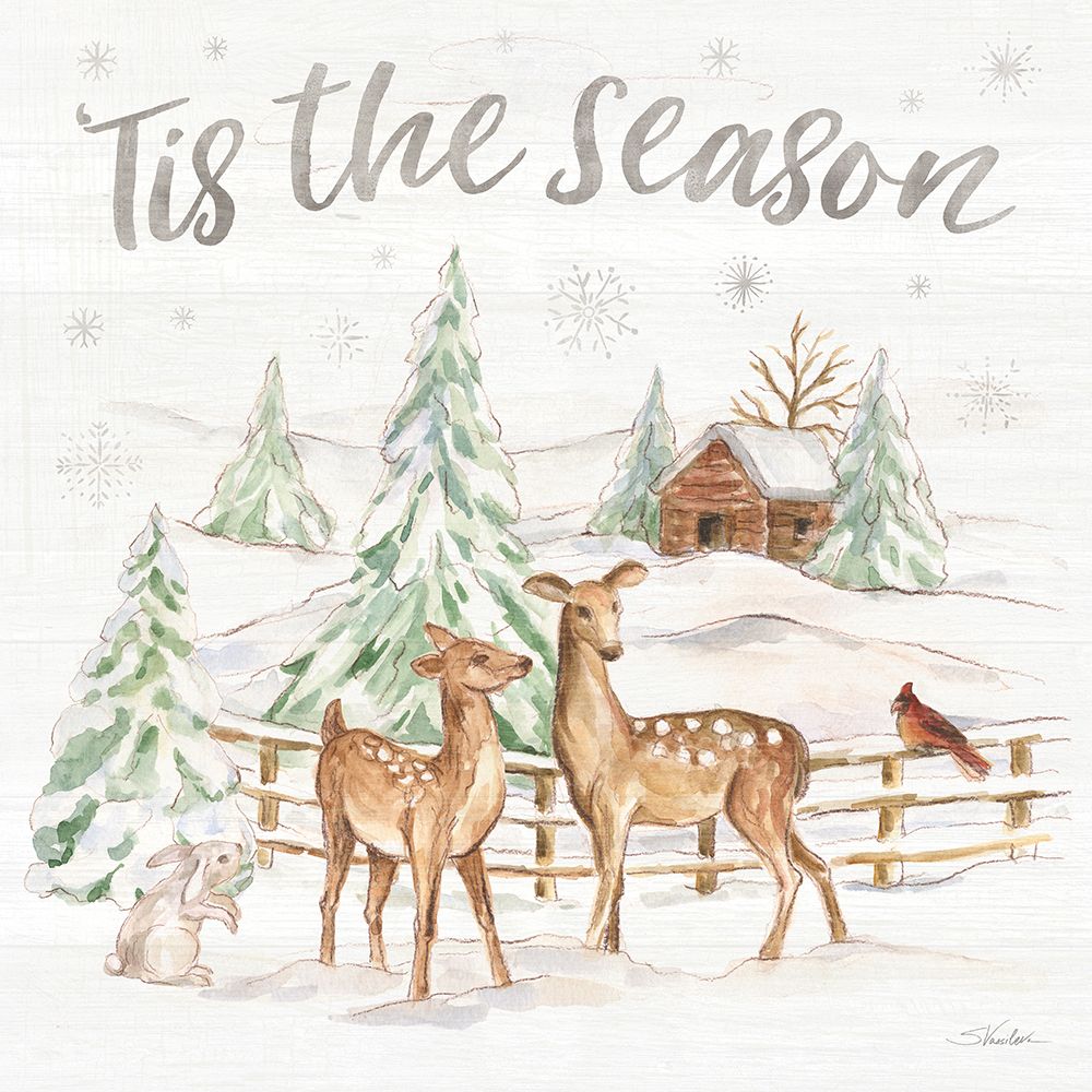 Winter Wonderland VI art print by Silvia Vassileva for $57.95 CAD