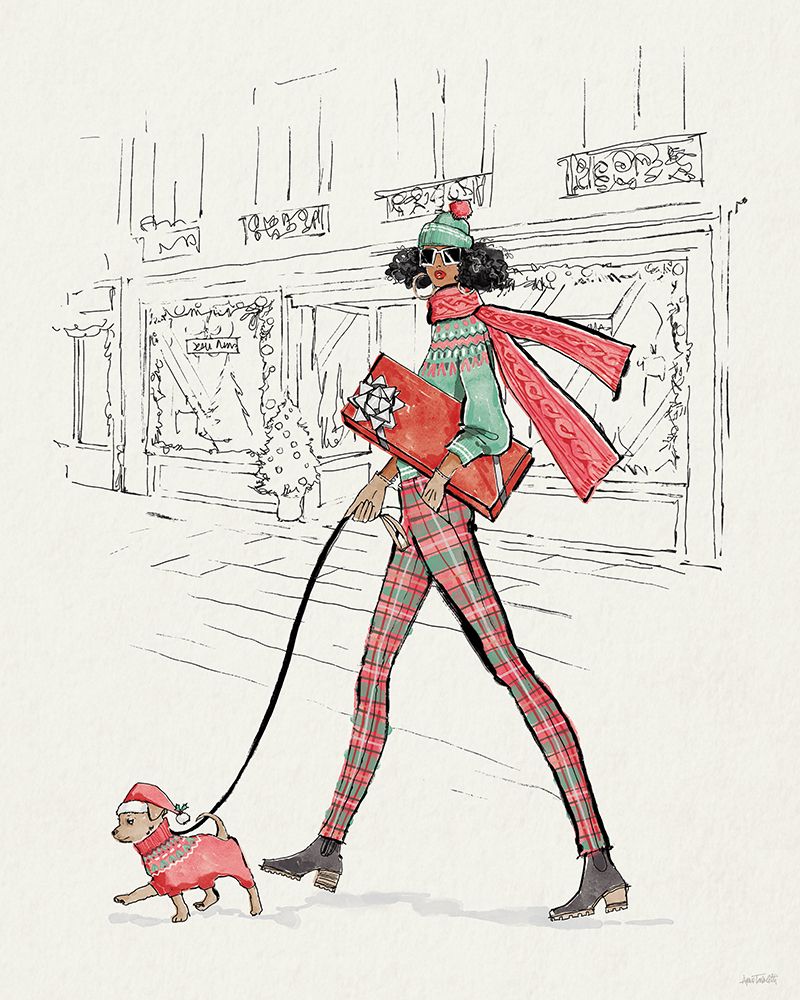 Holiday Fashionistas III art print by Anne Tavoletti for $57.95 CAD