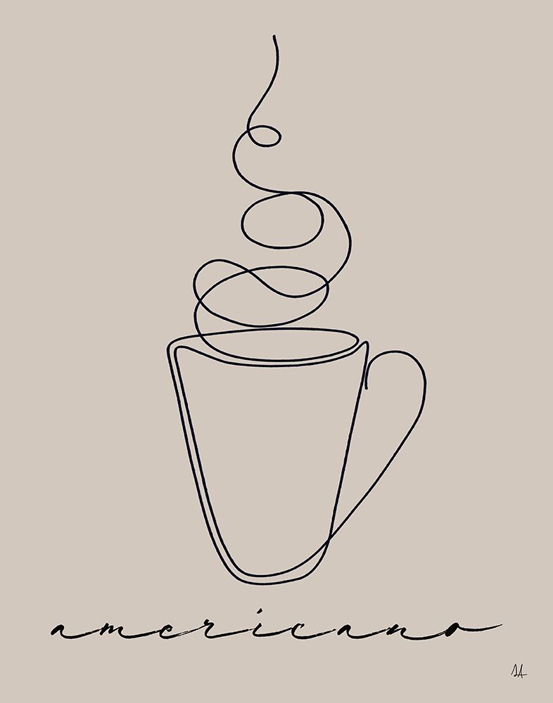 Cafe Americano art print by Sarah Adams for $57.95 CAD