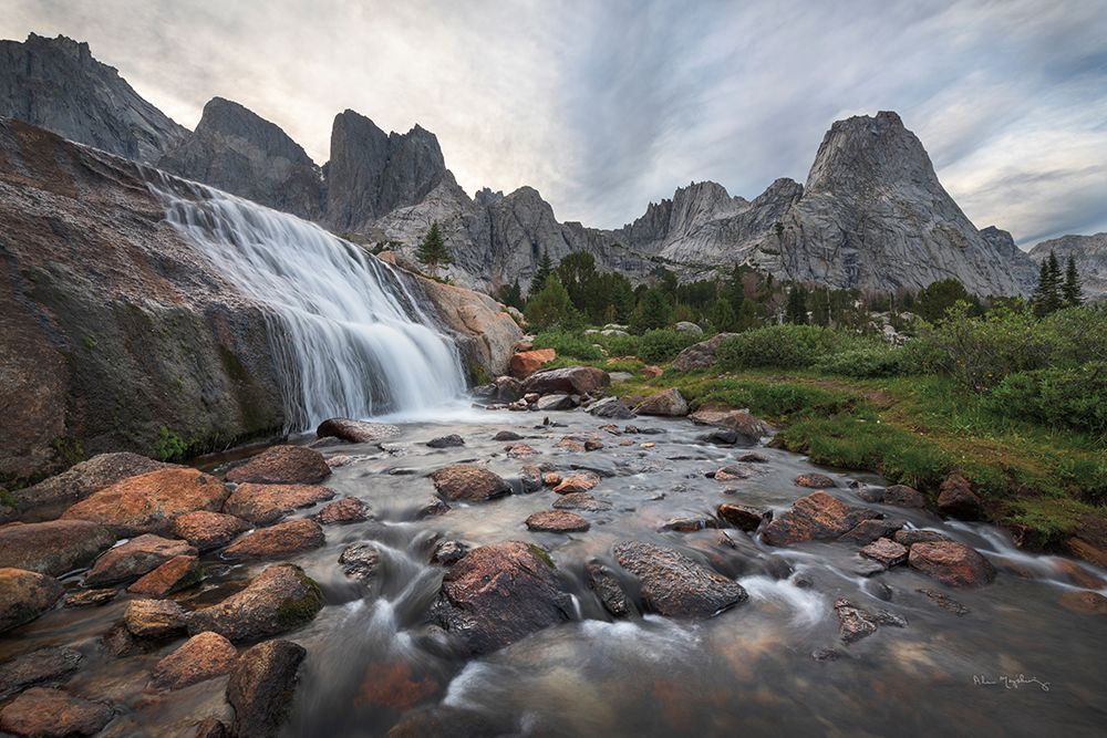Cirque of the Towers Waterfall art print by Alan Majchrowicz for $57.95 CAD