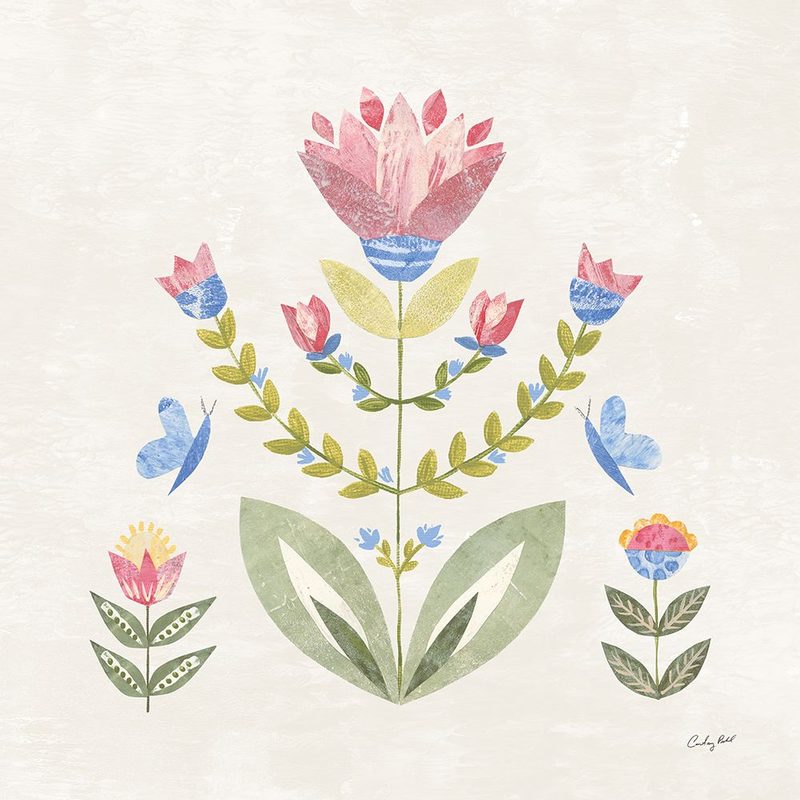 Folk Cottage II art print by Courtney Prahl for $57.95 CAD