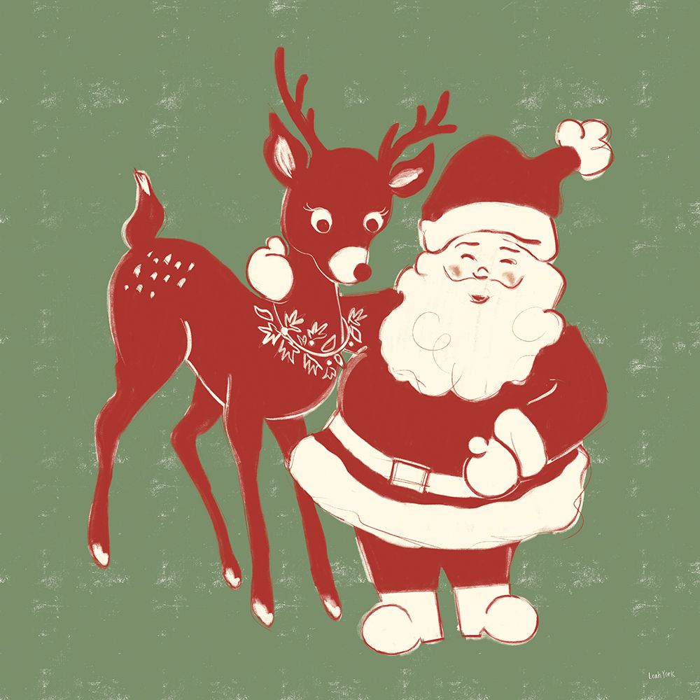 Christmas Nostalgia VII art print by Leah York for $57.95 CAD